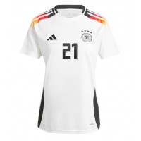 Maglia Calcio Germania Ilkay Gundogan #21 Prima Divisa Europei 2024 Manica Corta